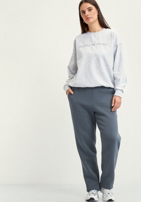 Брюки из футера с начёсом