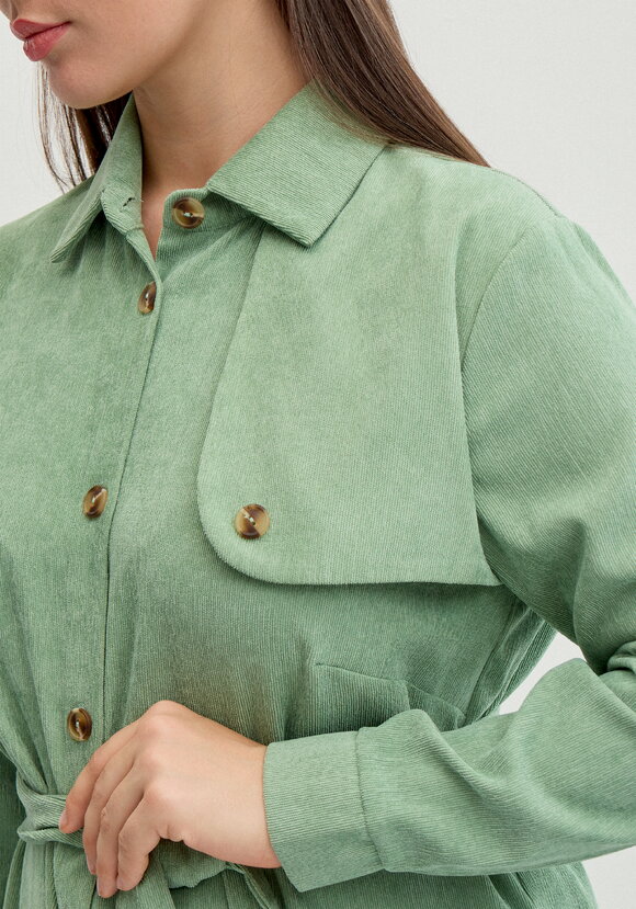 Платье-рубашка шир.  580, рис. 17