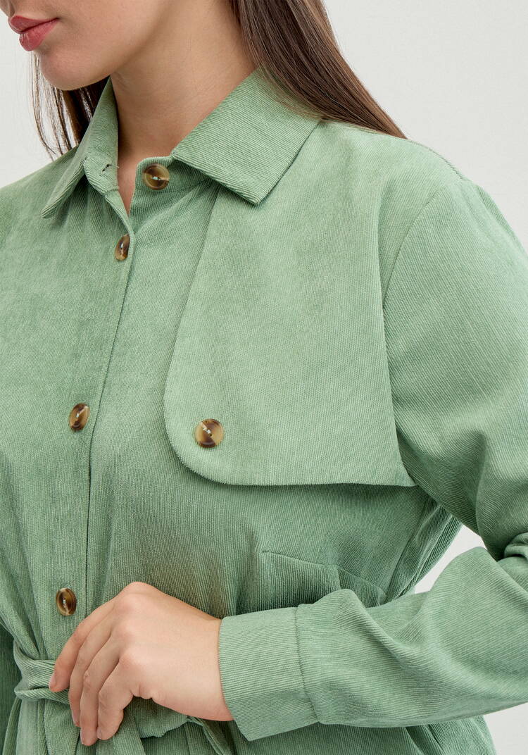 Платье-рубашка шир.  750, рис. 17