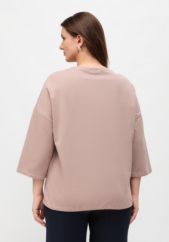 Блуза с принтом на кулиске шир.  580, рис. 9