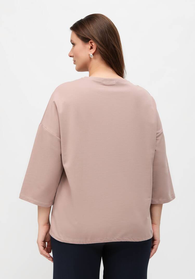 Блуза с принтом на кулиске шир.  750, рис. 9