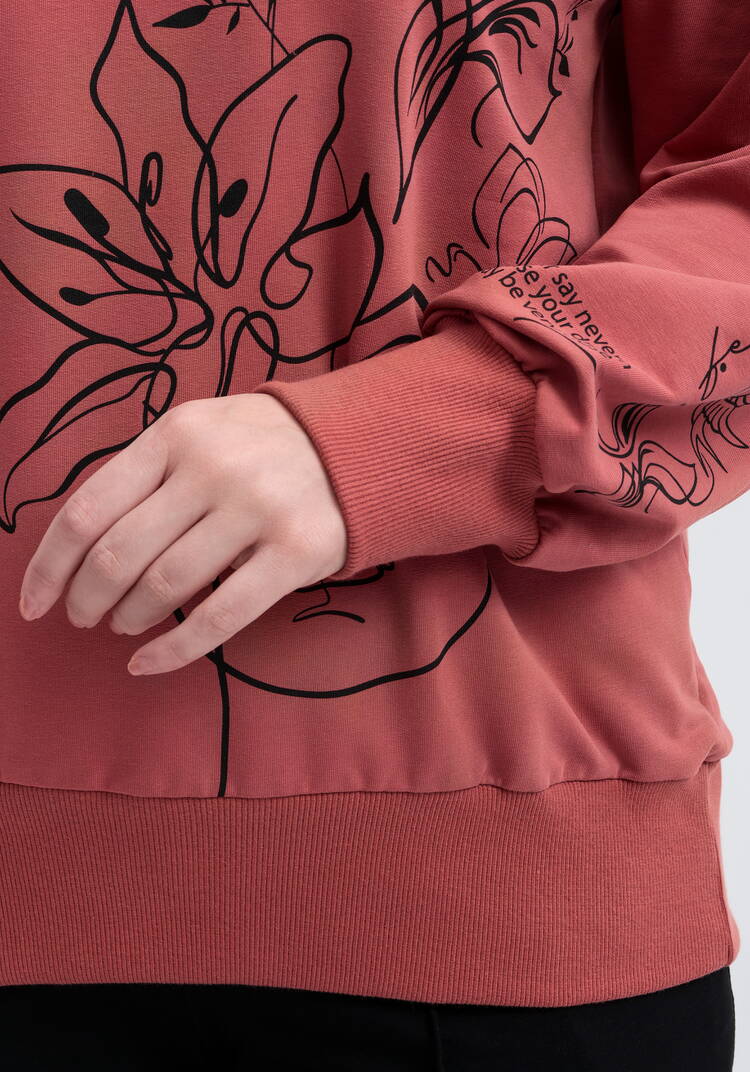 Толстовка Цветочный рай шир.  750, рис. 5