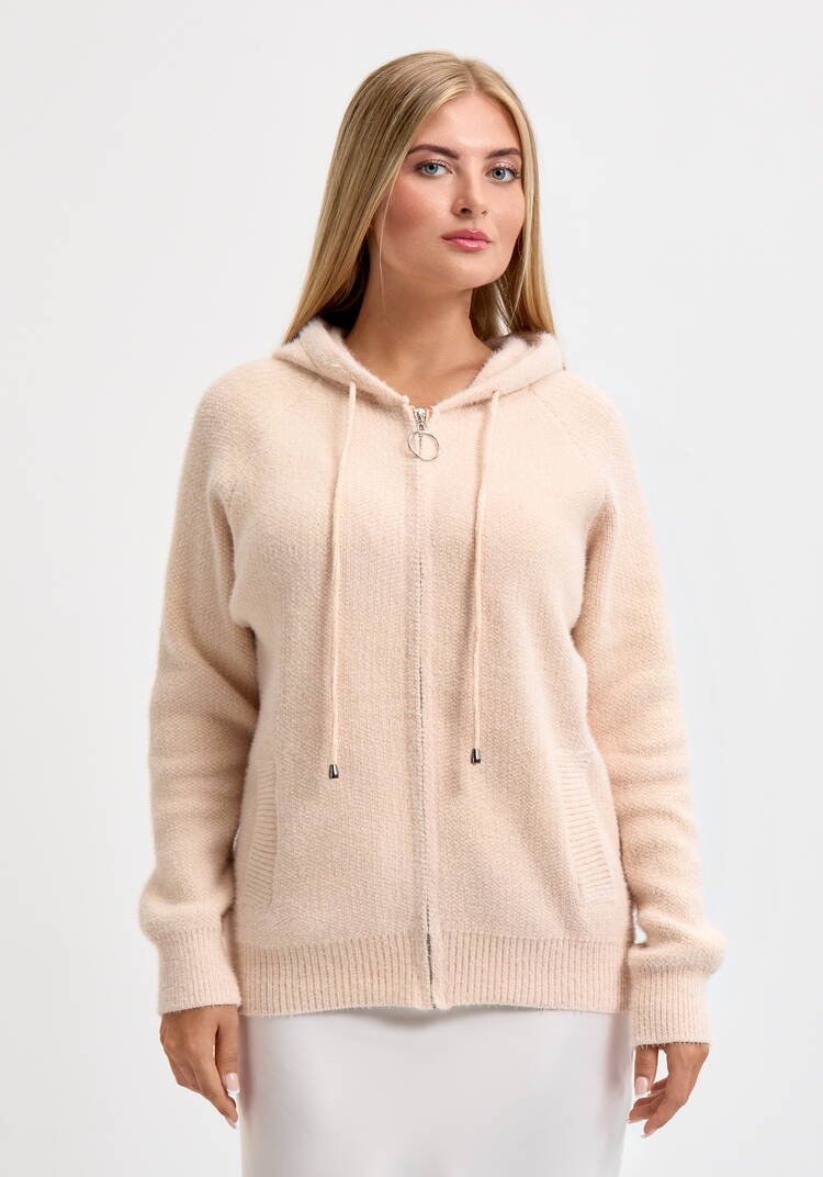Кардиган на молнии с капюшоном Амели шир.  750, рис. 4