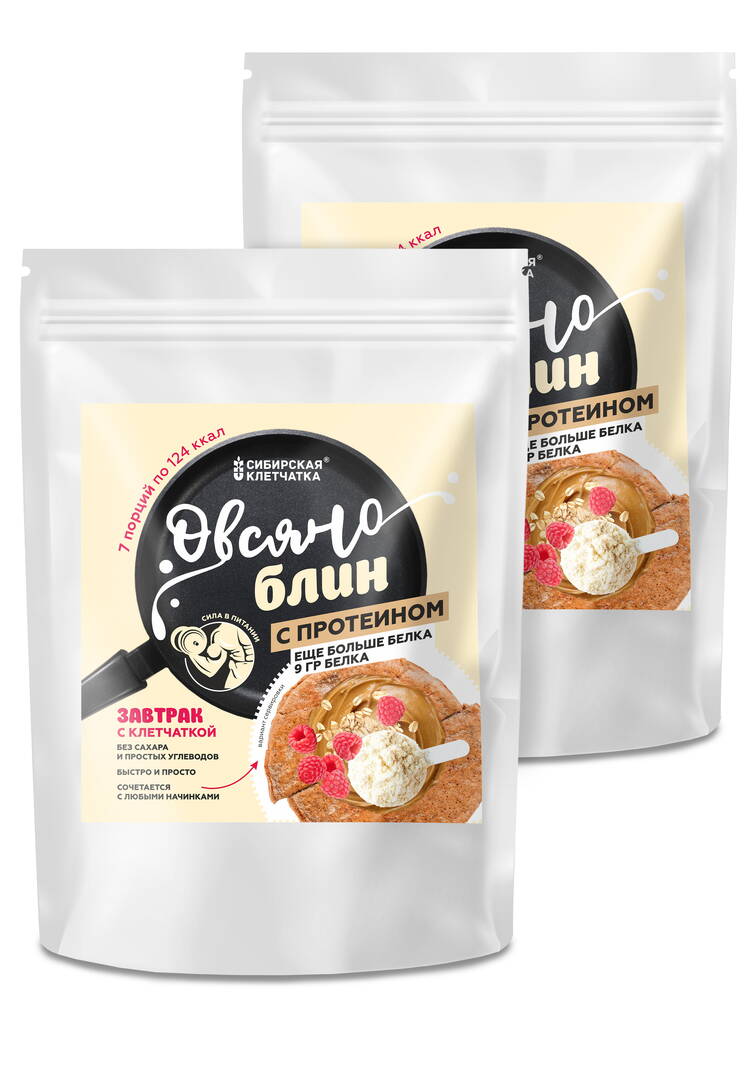 Овсяноблин (смесь для приготовления) 2 уп. шир.  750, рис. 3