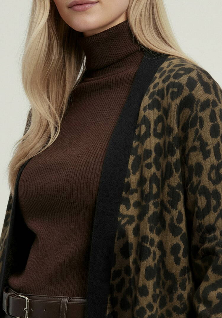 Кардиган с aнималистичным принтом шир.  750, рис. 14