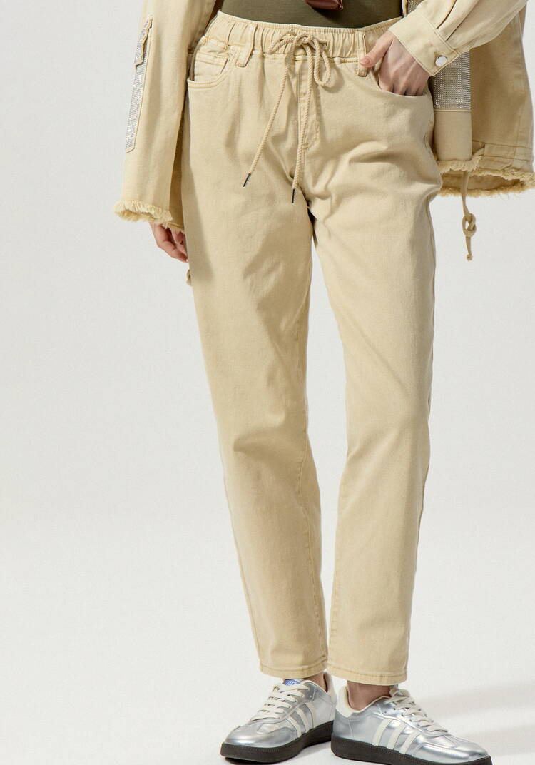 Джинсы с резинкой по поясу шир.  750, рис. 22