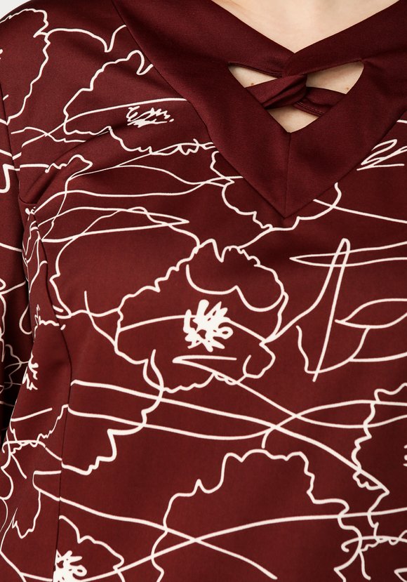 Платье с графическим рисунком шир.  580, рис. 5