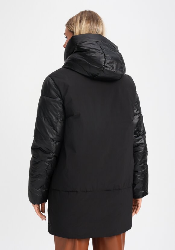 Куртка из мерцающей ткани с капюшоном шир.  580, рис. 3