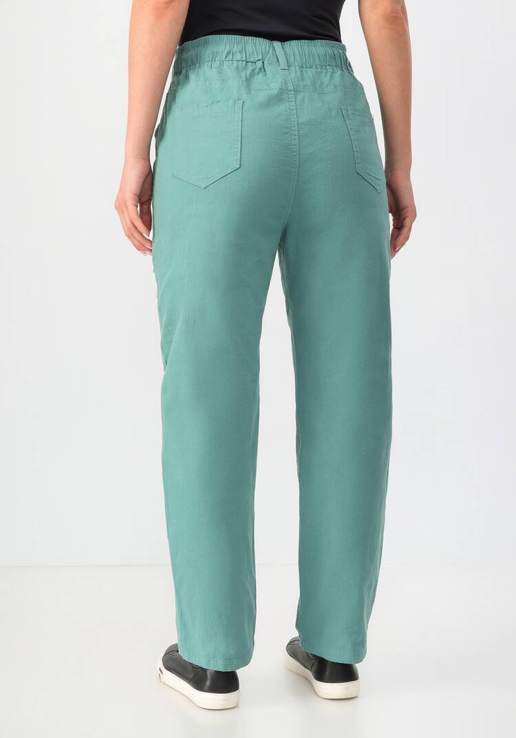 Брюки на резинке с декором шир.  750, рис. 9