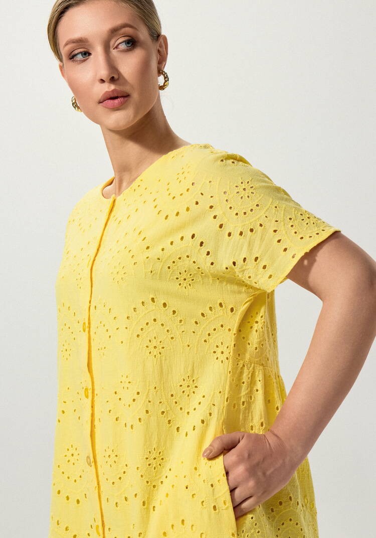 Платье ажурное с цельнокроеным рукавом шир.  750, рис. 14