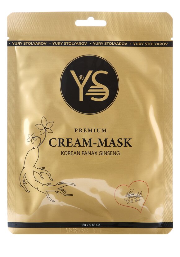 Маска на кремовой основе с женьшенем шир.  580, рис. 2