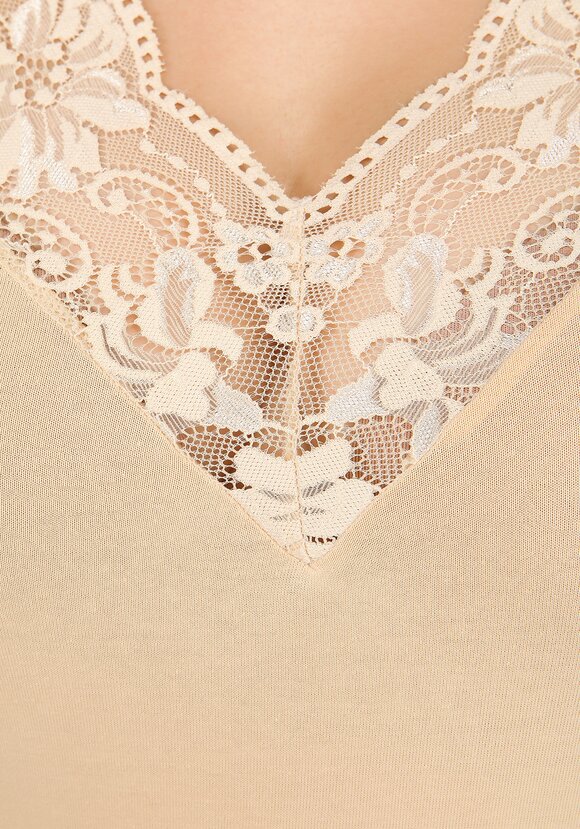 Майка с кружевом по низу Лайма шир.  580, рис. 17