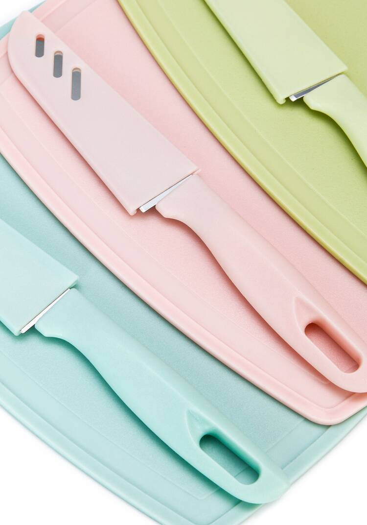 Набор 3 доски разделочные с ножами в чехле шир.  750, рис. 2