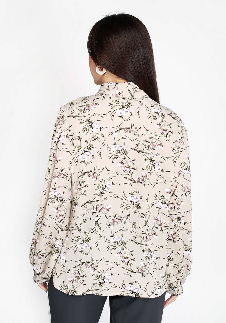 Блуза принтованная с длинным рукавом шир.  750, рис. 11