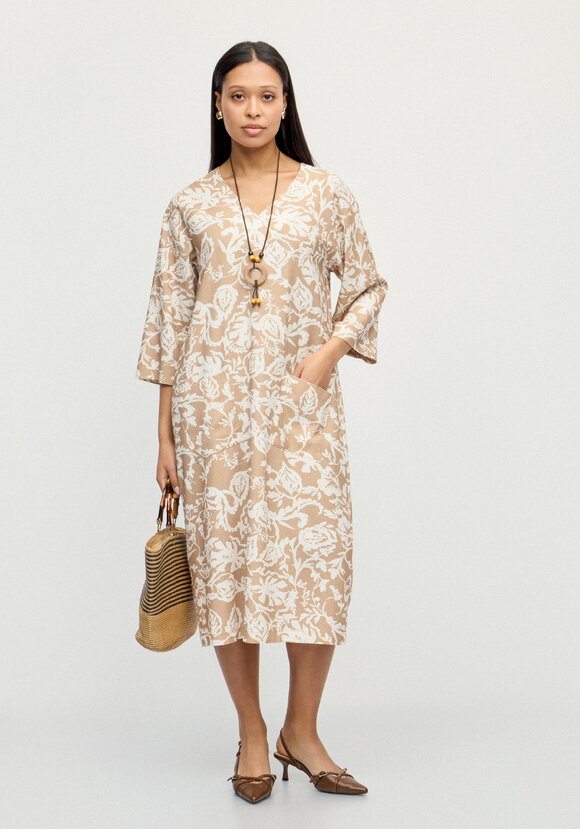 Платье изо льна Танцующая на ветру шир.  580, рис. 7