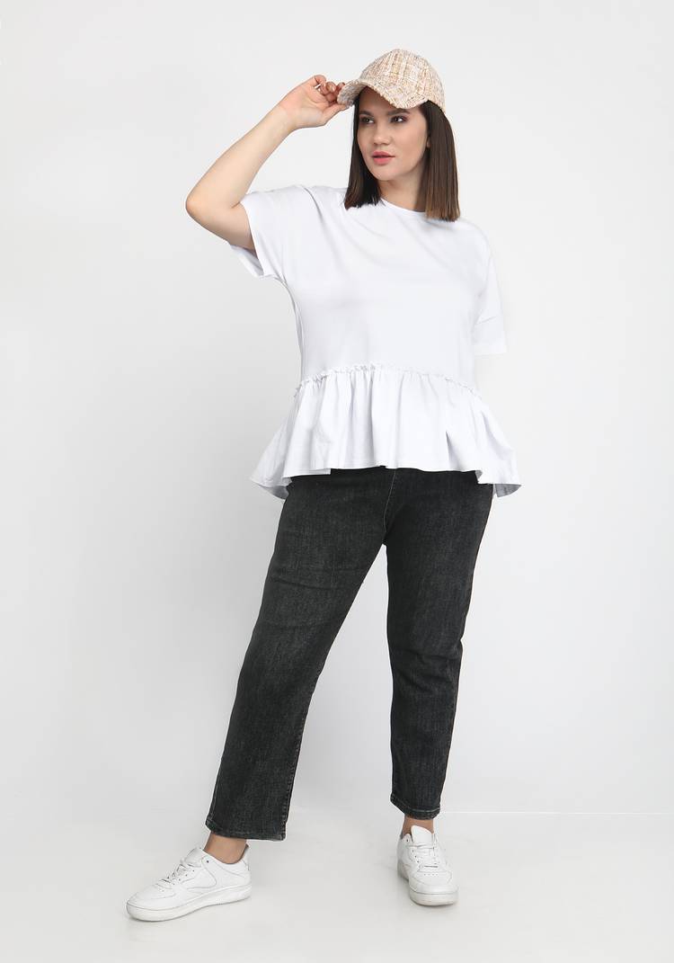 Блуза с рюшей по низу шир.  750, рис. 7