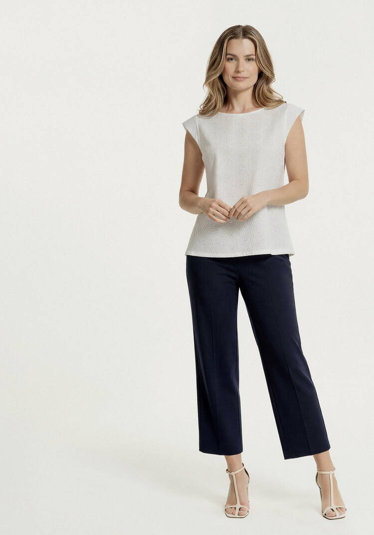 Брюки из льна Амальтия шир.  750, рис. 8