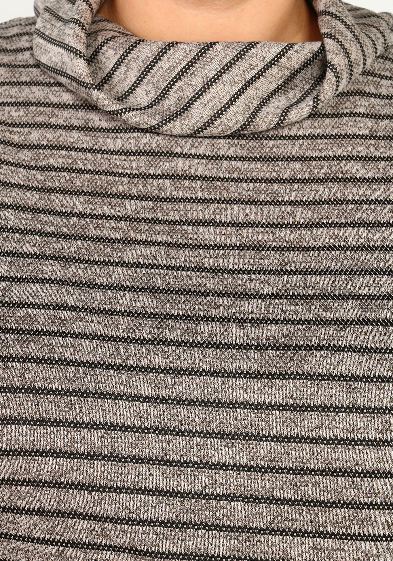 Комплект: юбка и джемпер с воротником Синель, размер 46, цвет серый - фото 7