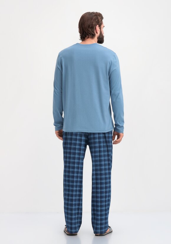 Костюм домашний с принтом на лонгсливе шир.  580, рис. 3