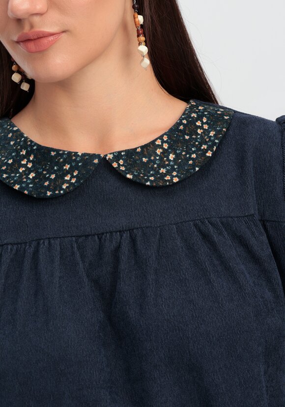 Платье из микровельвета ярусное шир.  580, рис. 13