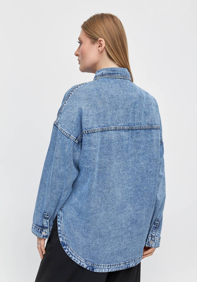 Джинсовая куртка Магия кристалов шир.  750, рис. 3