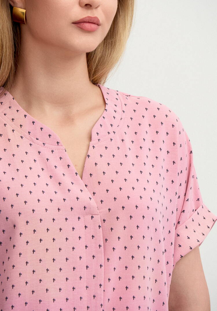 Блуза на кулиске по низу Мира шир.  750, рис. 21