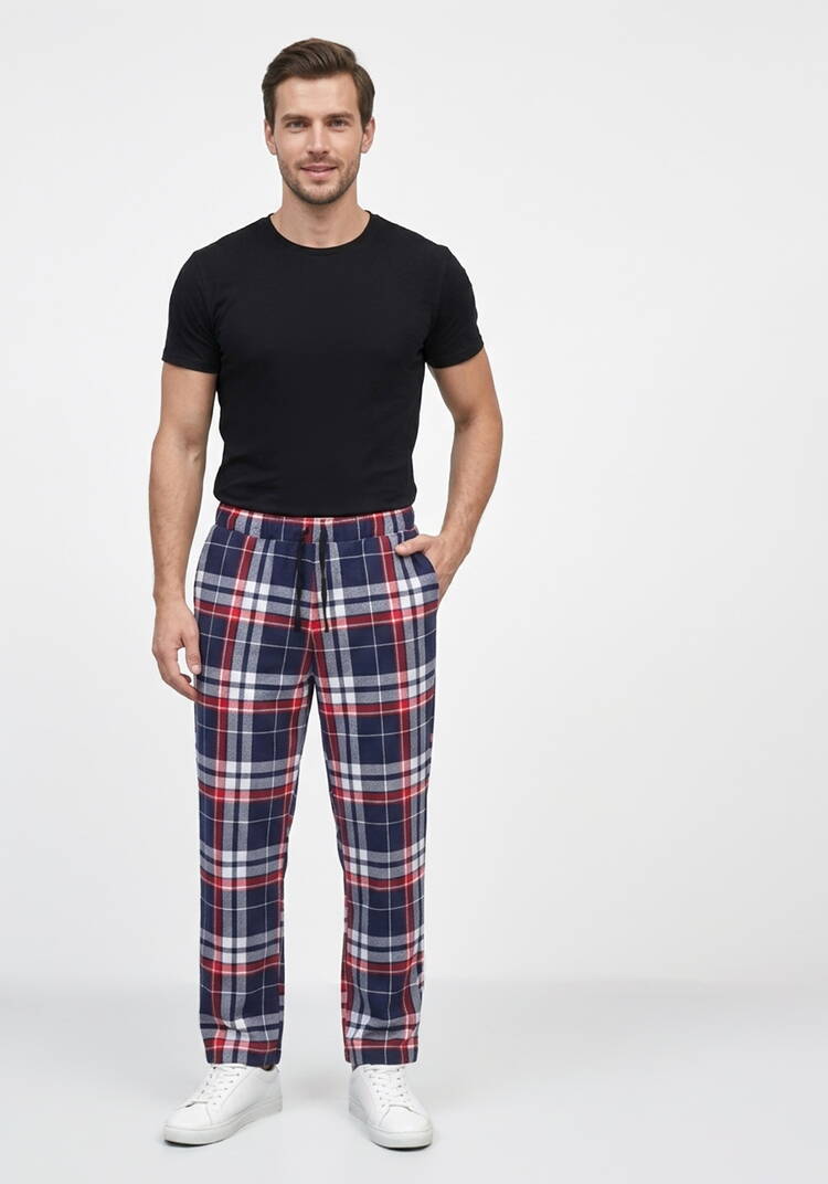 Брюки мужские прямые на резинке со шнурком шир.  750, рис. 7