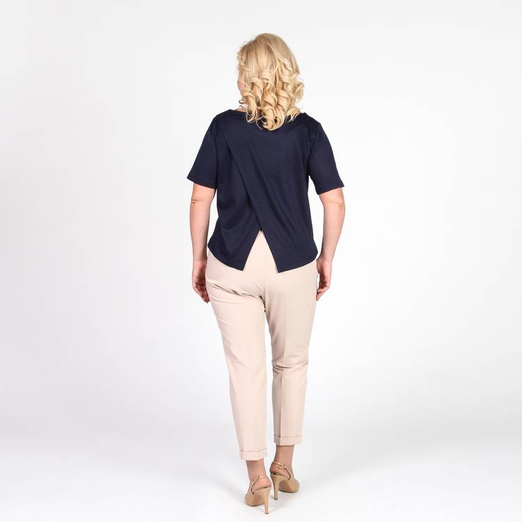 Блуза с запахом на спине шир.  750, рис. 6