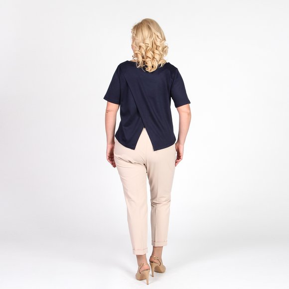 Блуза с запахом на спине шир.  580, рис. 6