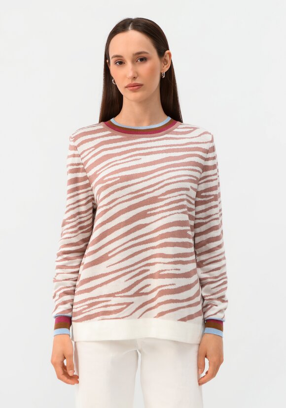 Джемпер с жаккардовым рисунком шир.  580, рис. 4