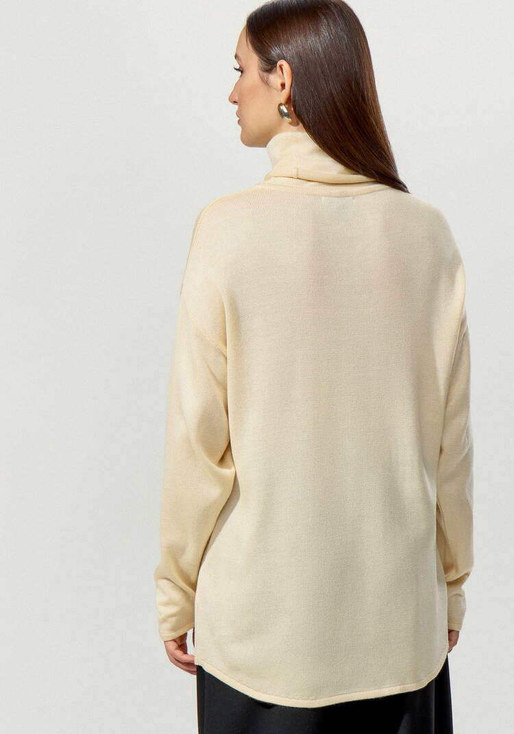 Удлиненная туника с воротником хомут шир.  750, рис. 10