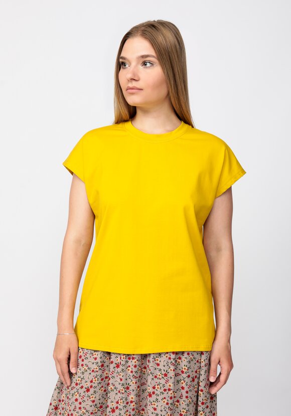 Блуза трикотажная с цельнокроеным рукавом шир.  580, рис. 25