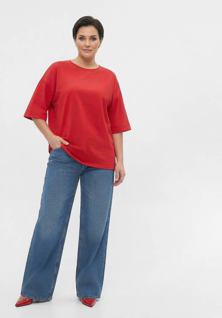 Футболка оверсайз с широким рукавом шир.  750, рис. 2