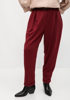 Брюки-бананы с комфортным поясом