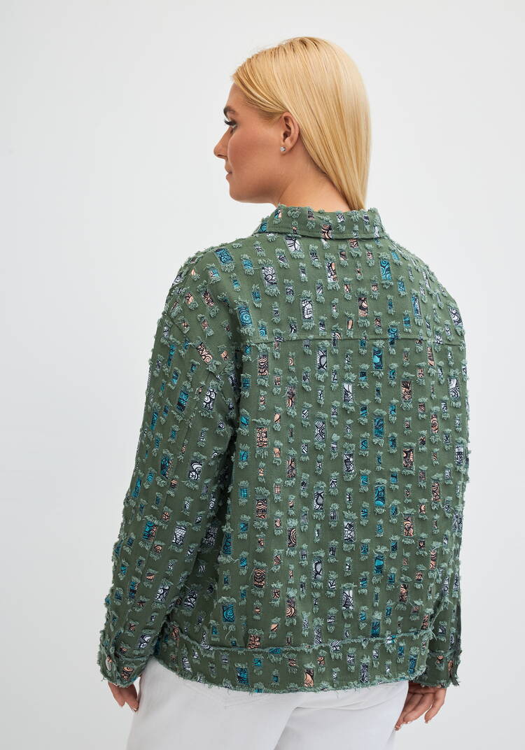 Куртка джинсовая Эйлис шир.  750, рис. 9