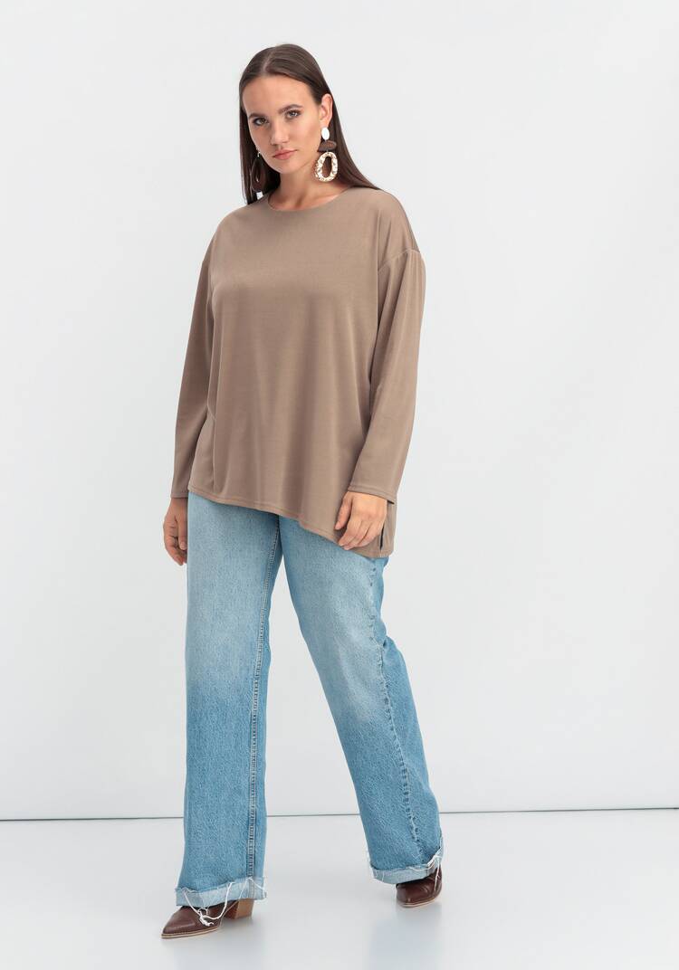 Лонгслив с асимметричным низом шир.  750, рис. 16