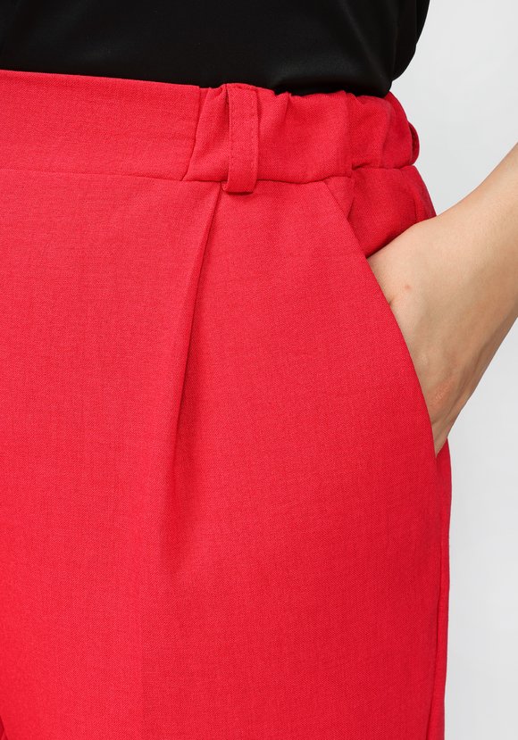 Брюки со складками по переду Адилин шир.  580, рис. 5