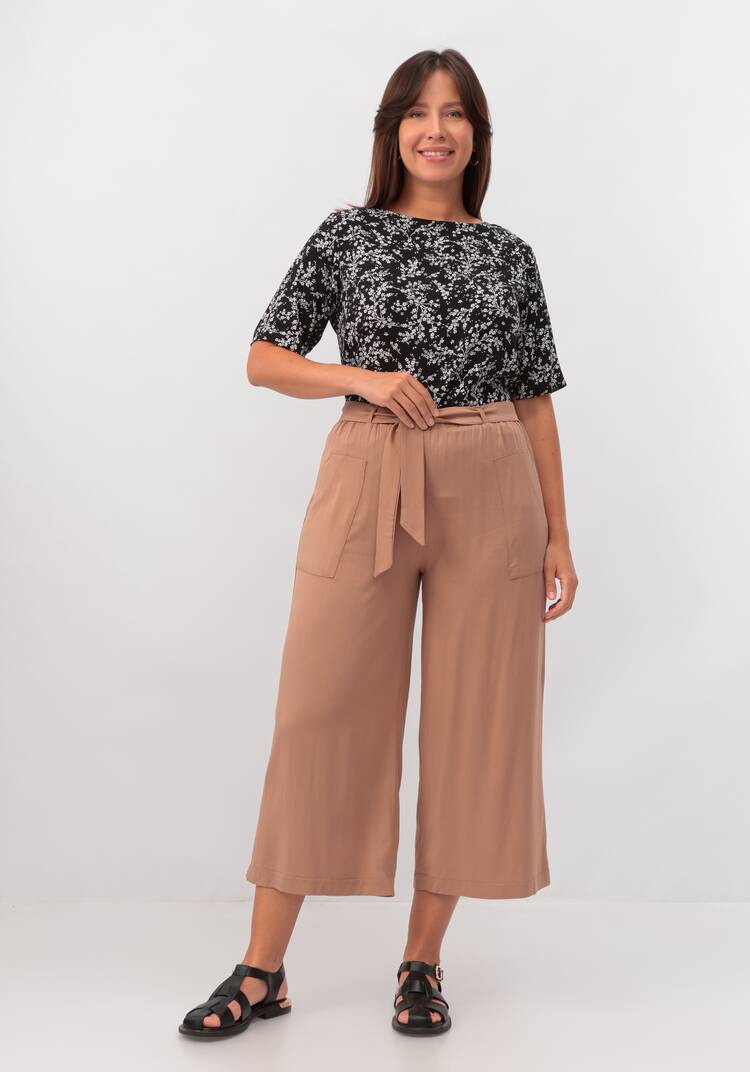 Брюки-кюлоты с накладными карманами шир.  750, рис. 23