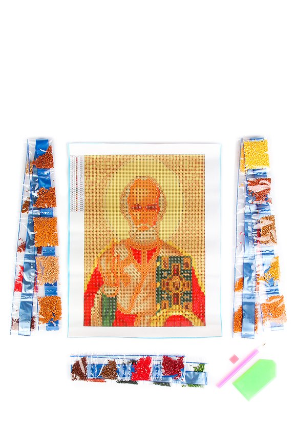 Алмазная мозаика с ликами святых шир.  580, рис. 18