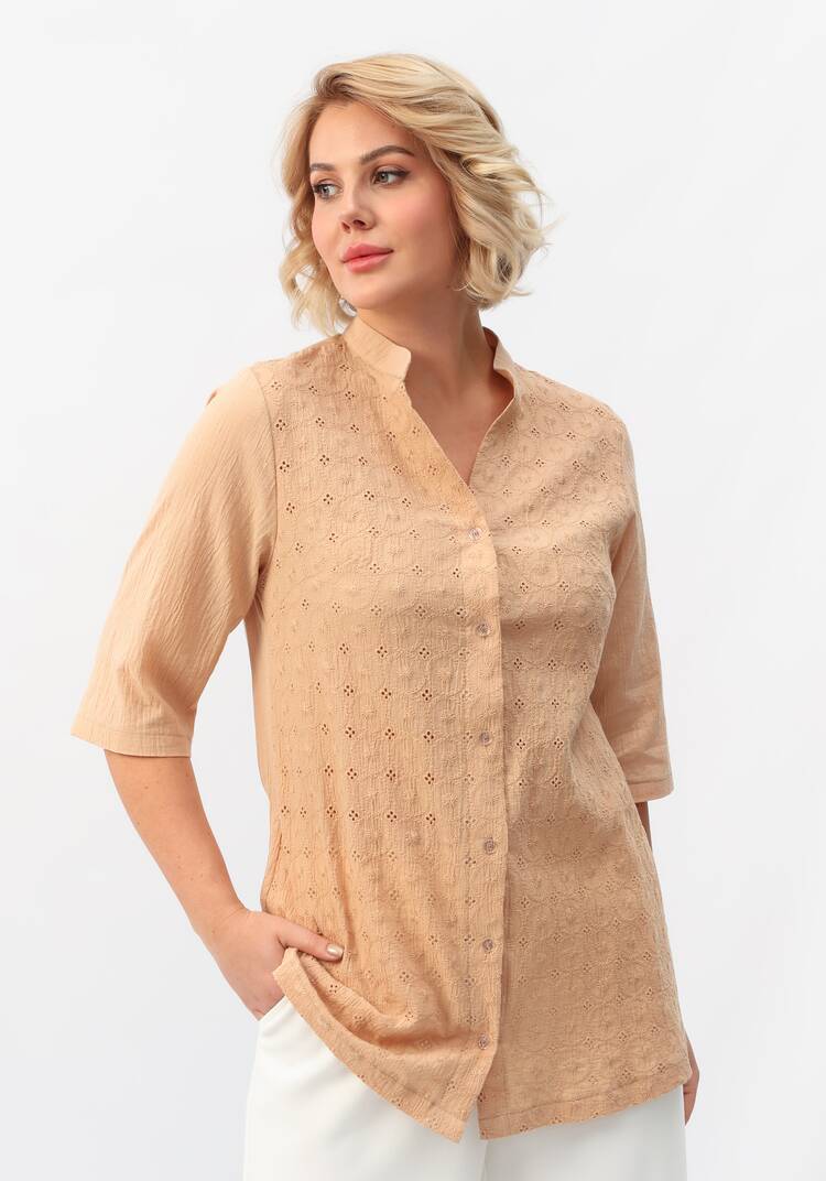 Рубашка из хлопка с шитьем шир.  750, рис. 26