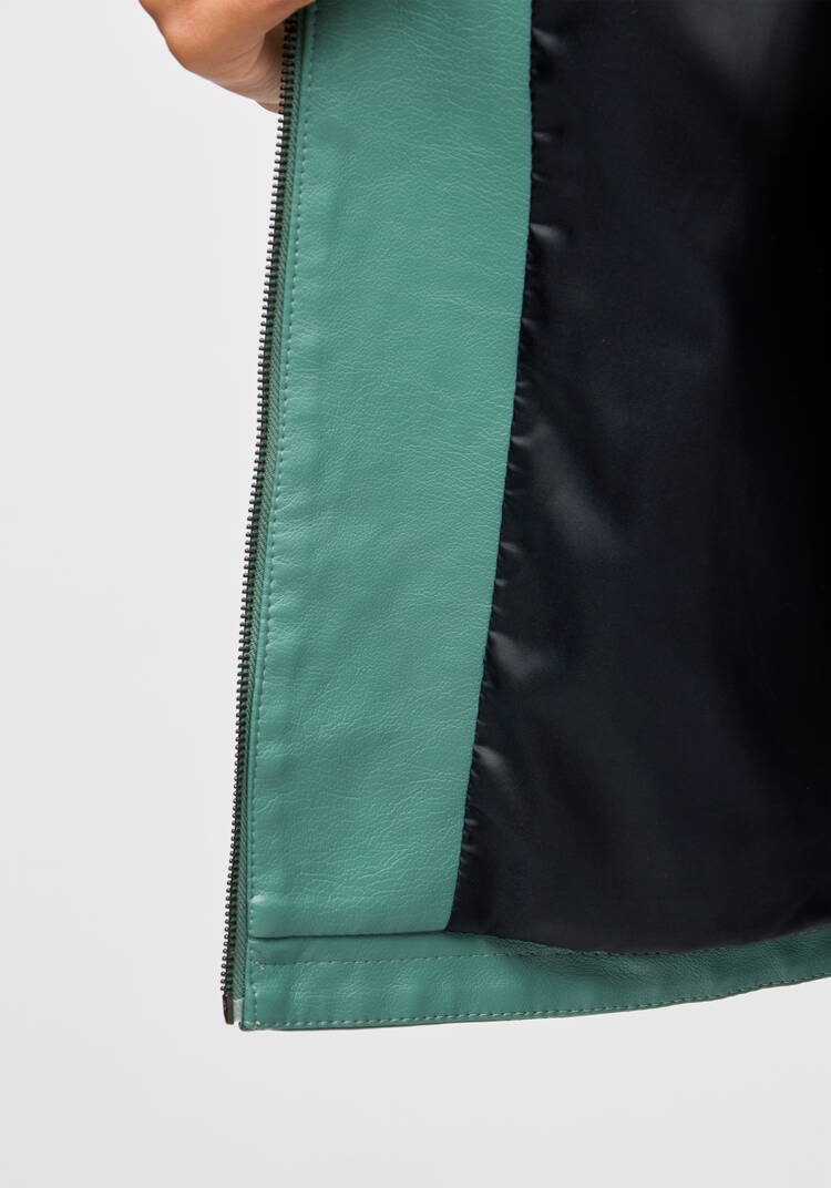 Куртка из премиальной экокожи шир.  750, рис. 14