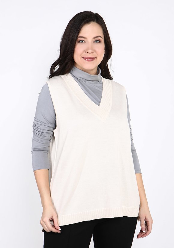 Жилет классический с V-образным вырезом шир.  580, рис. 14