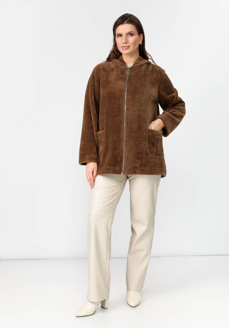 Толстовка плюшевая на молнии с капюшоном шир.  750, рис. 20