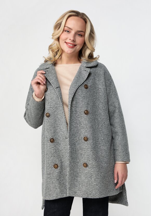 Полупальто свободного кроя шир.  580, рис. 14