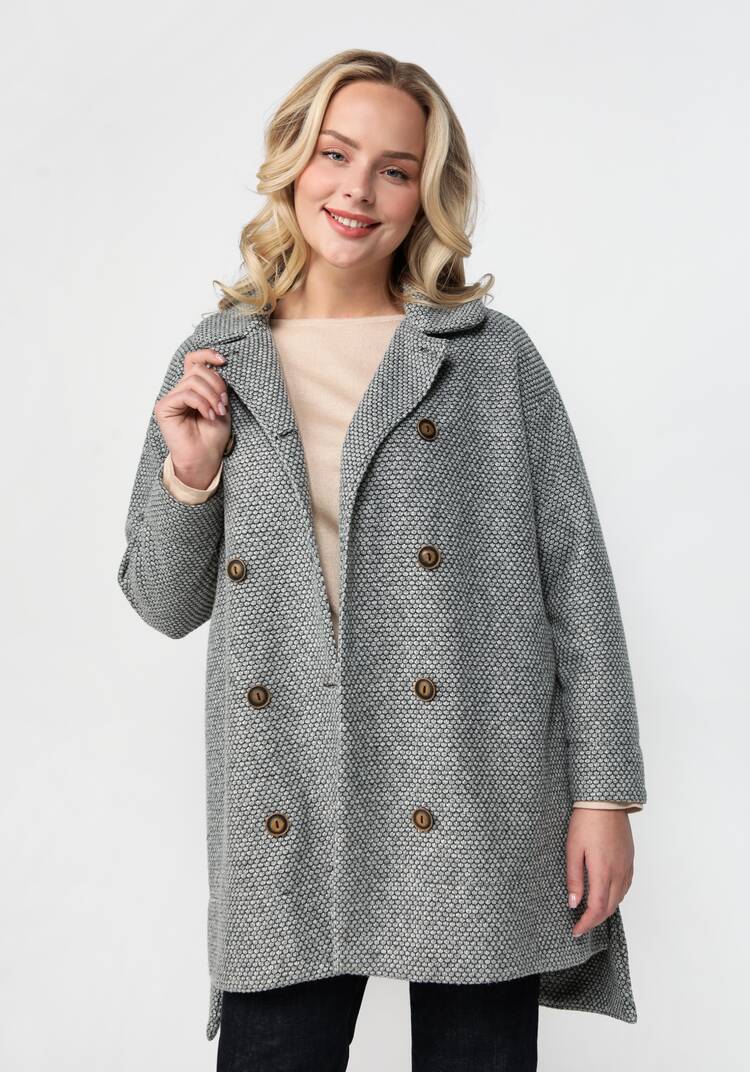 Полупальто свободного кроя шир.  750, рис. 14