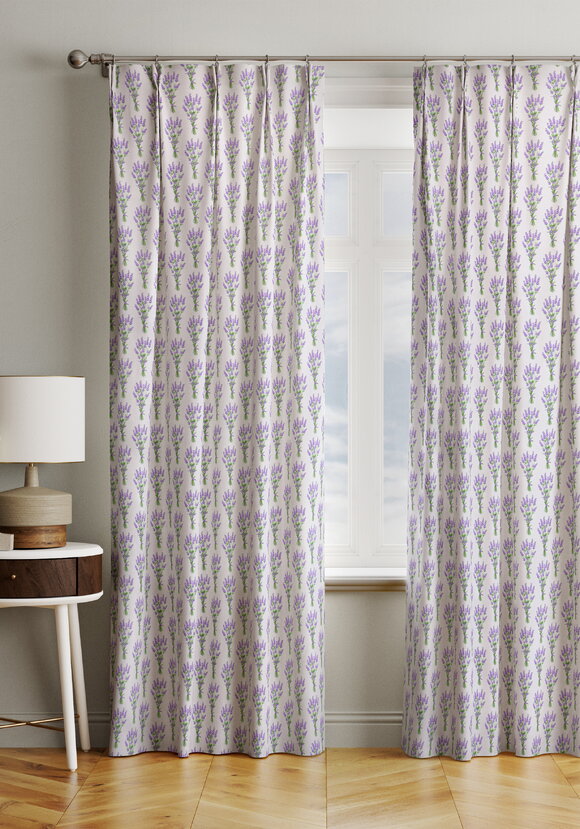 Штора из рогожки Лаванда шир.  580, рис. 7