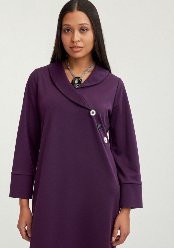 Платье с декоративными пугoвицами шир.  580, рис. 2