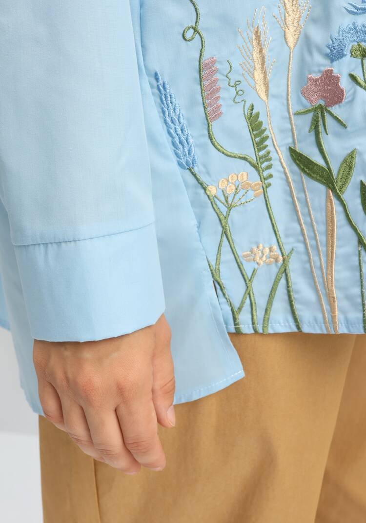 Рубашка с вышивкой по низу шир.  750, рис. 15