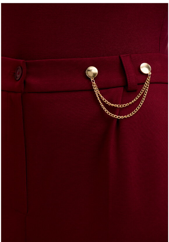 Брюки прямые с дeкором шир.  580, рис. 5