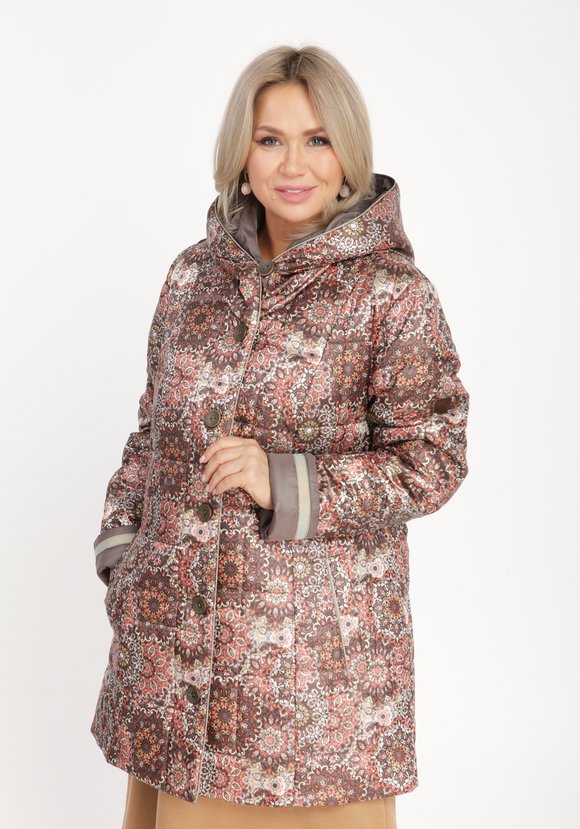 Куртка Особенный принт шир.  580, рис. 9